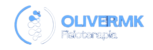 Logo de OliverMK Fisioterapia en versión negativa